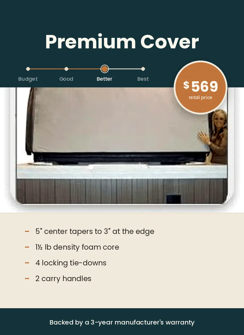 Premium Hot Tub Cover for sale