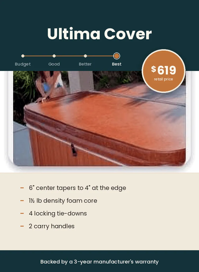 Best Heat Retention Ultimate Hot Tub Cover